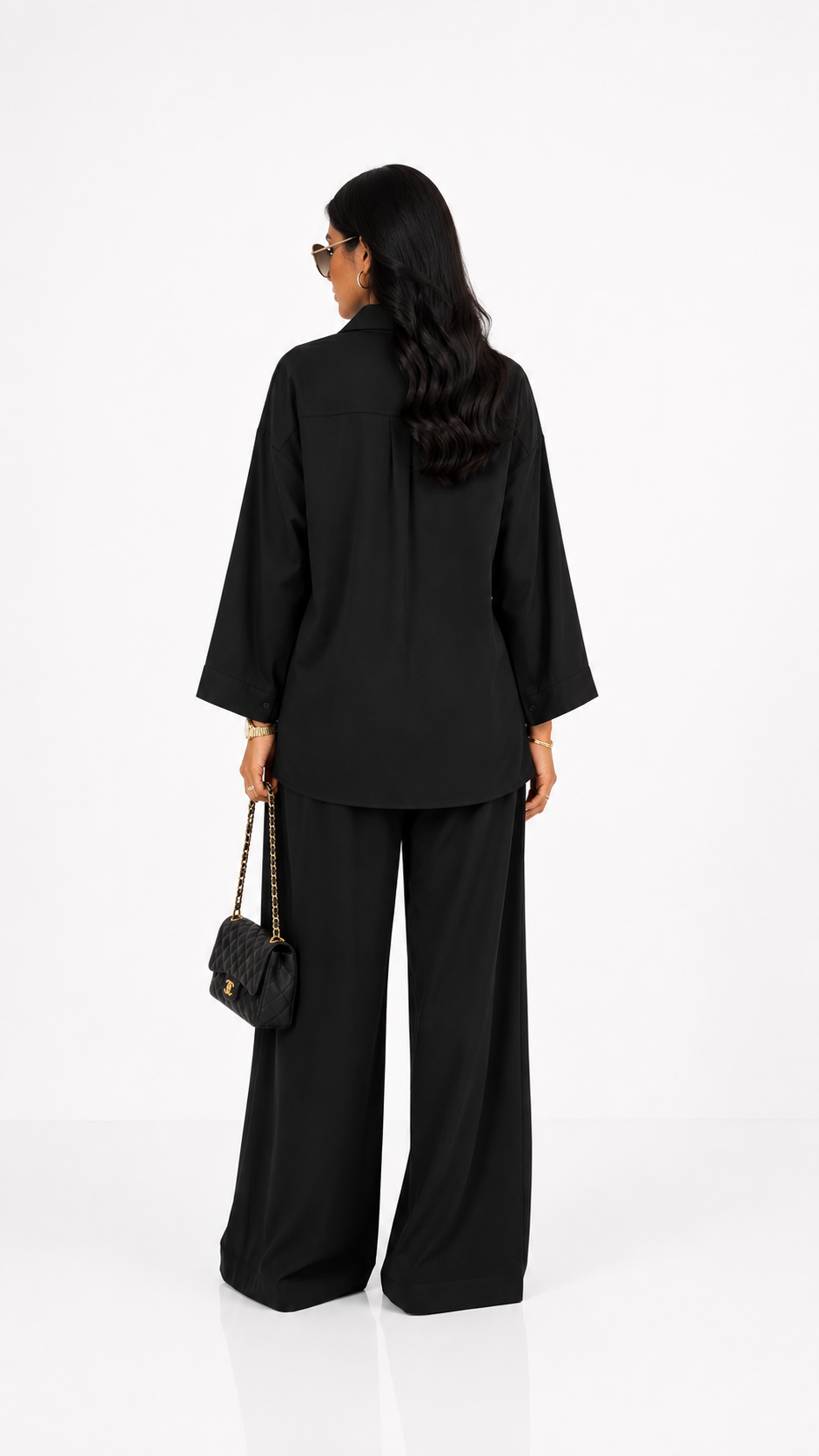 Black Two Piece Lounge Set