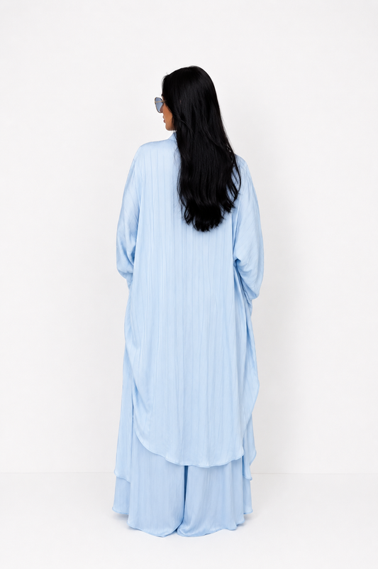 Baby Blue Oversized Two Piece Set