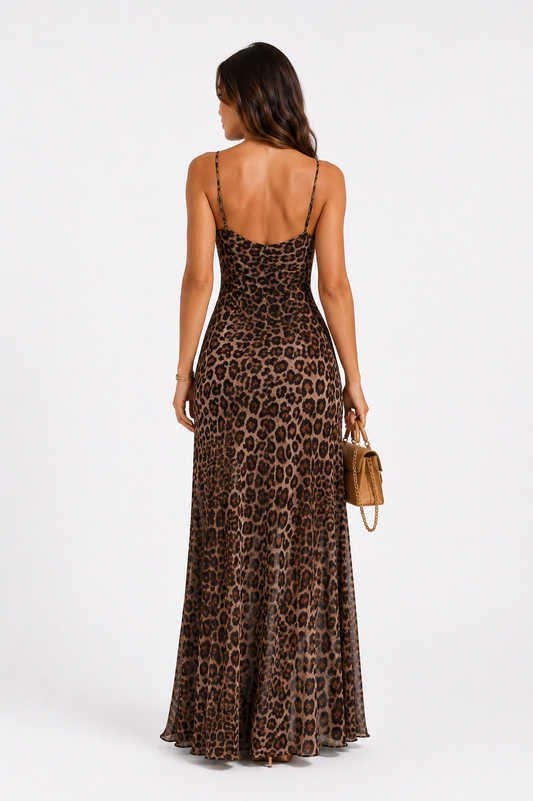 Savannah Leopard Dress
