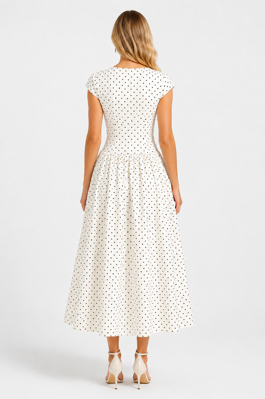 Riviera Polka Dot Dress