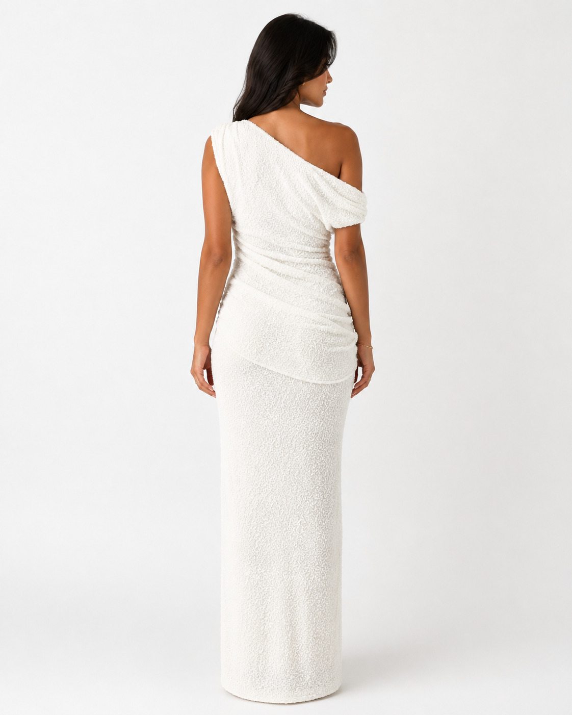 Santorini One-Shoulder Dress