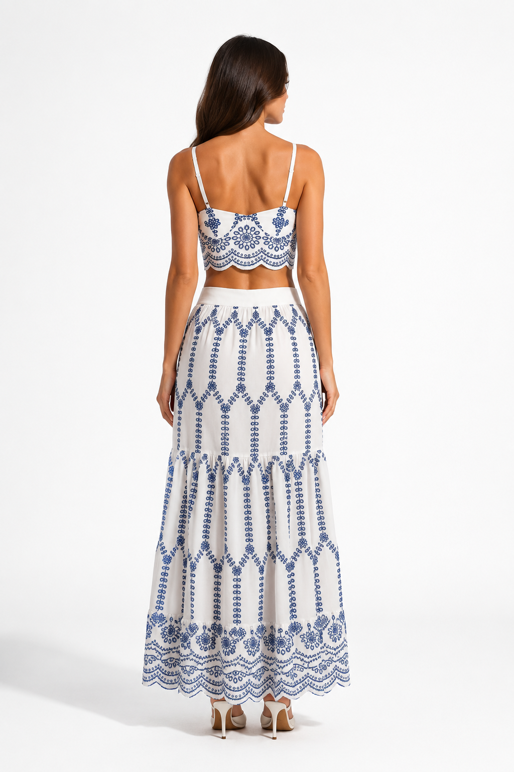 Santorini Embroidered Set