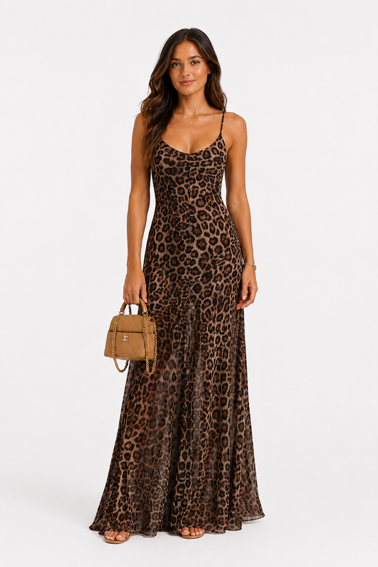 Savannah Leopard Dress
