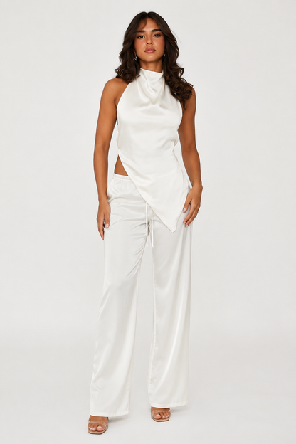 Luna Satin Two-Piece Set