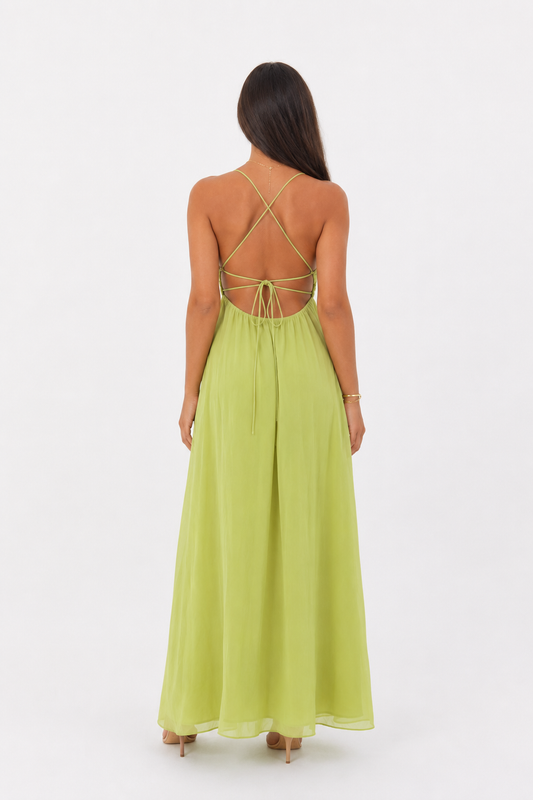 Liora Open Back Maxi Dress