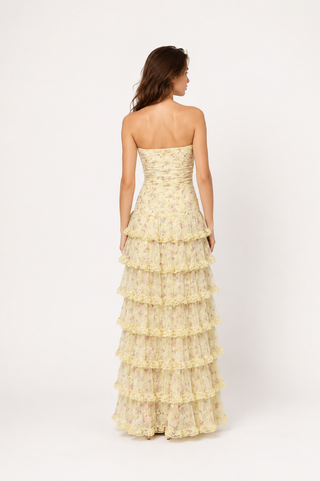 Amélie Floral Ruffle Dress