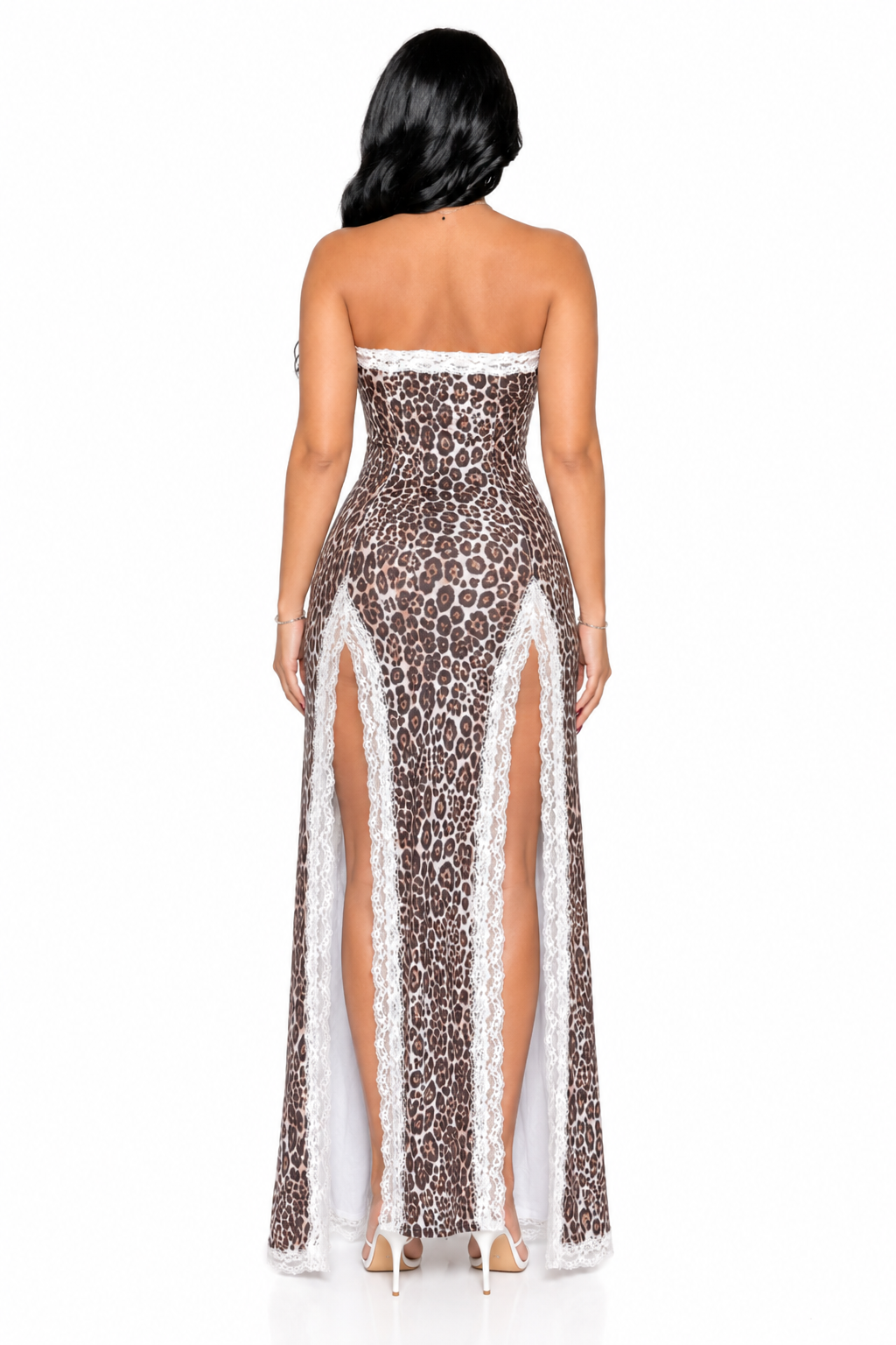 Glamour Thigh Split Maxi Dress