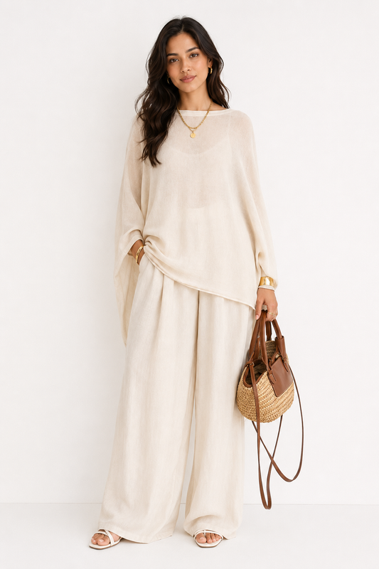Ivory Oversized Two Piece Set