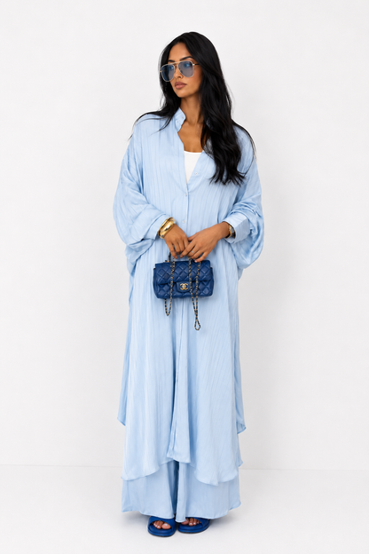 Baby Blue Oversized Two Piece Set
