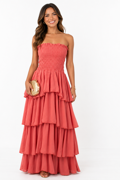 Sienna Ruffle Maxi Dress