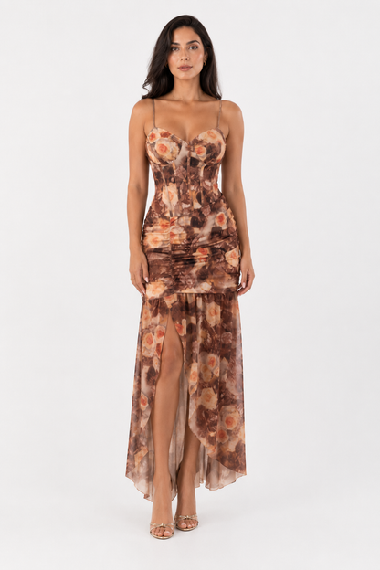 Dalia Floral Corset Dress