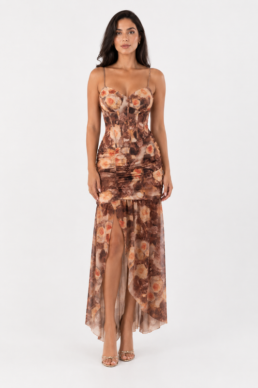 Dalia Floral Corset Dress