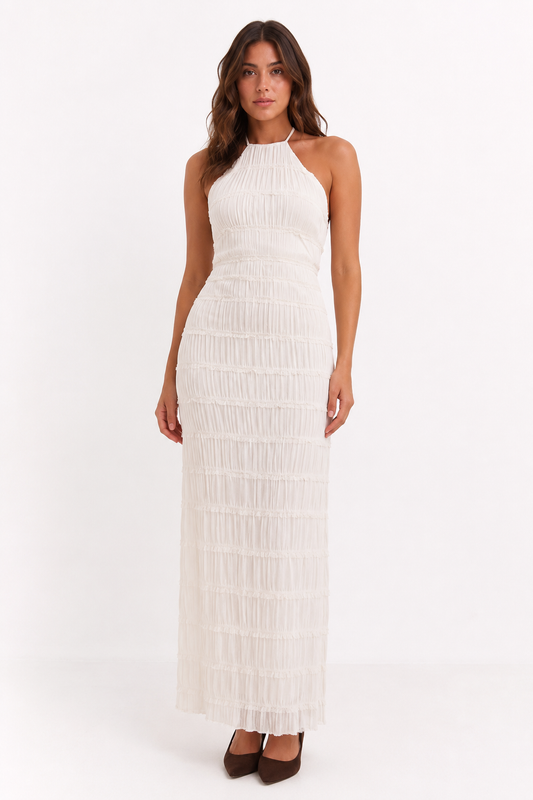 Solea Textured Maxi Dress
